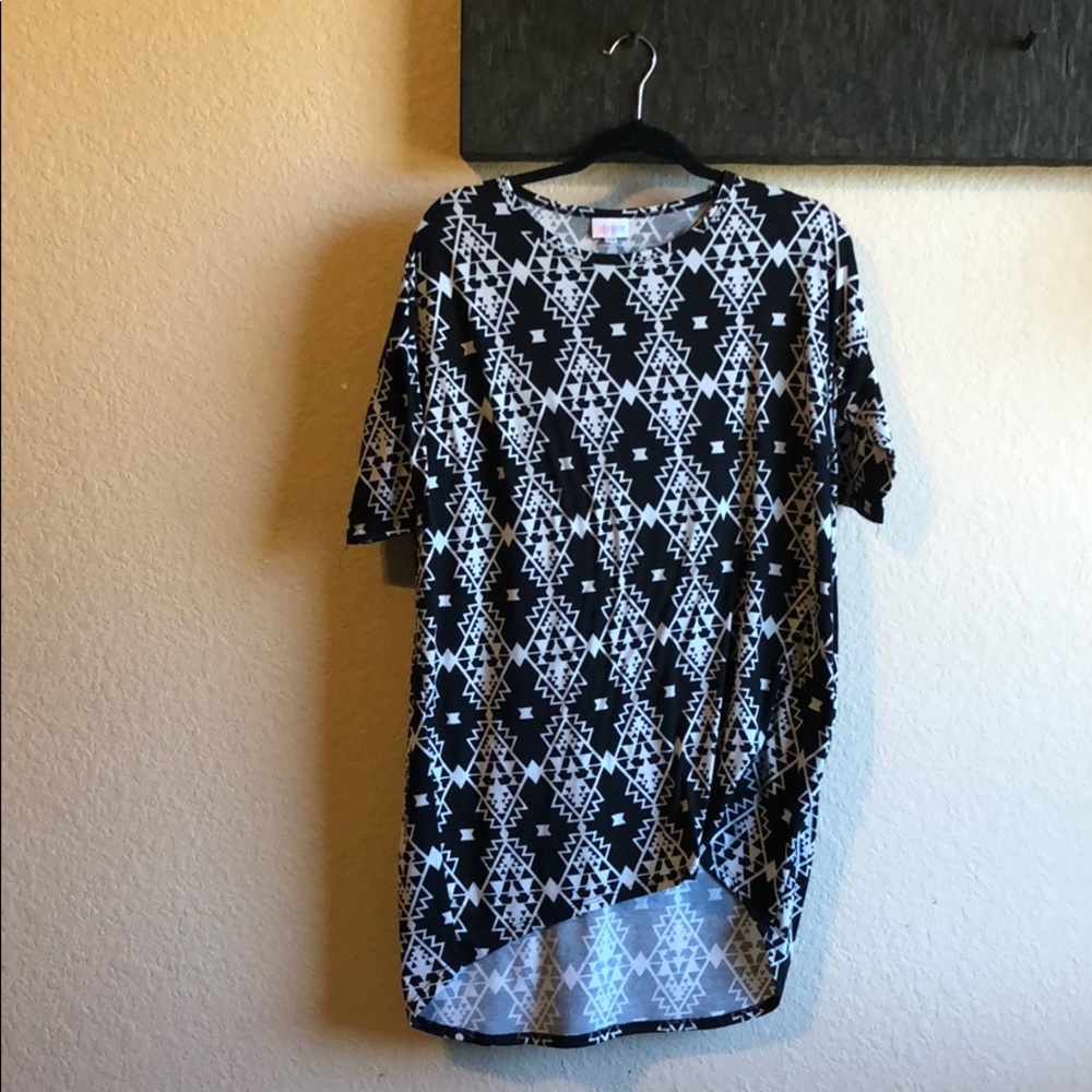 Lularoe Irma XS Black and White